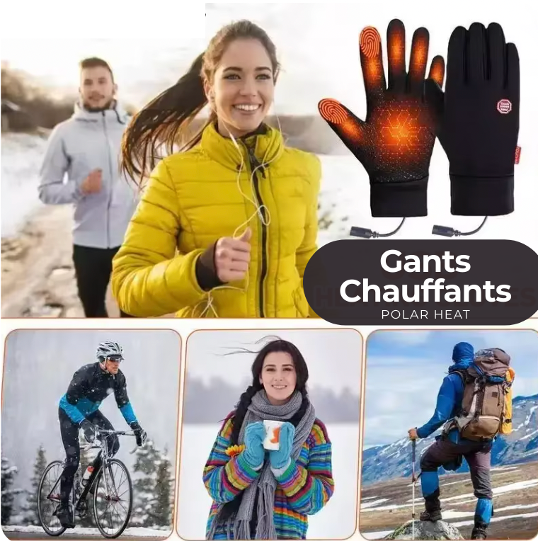 Gants chauffants thermique