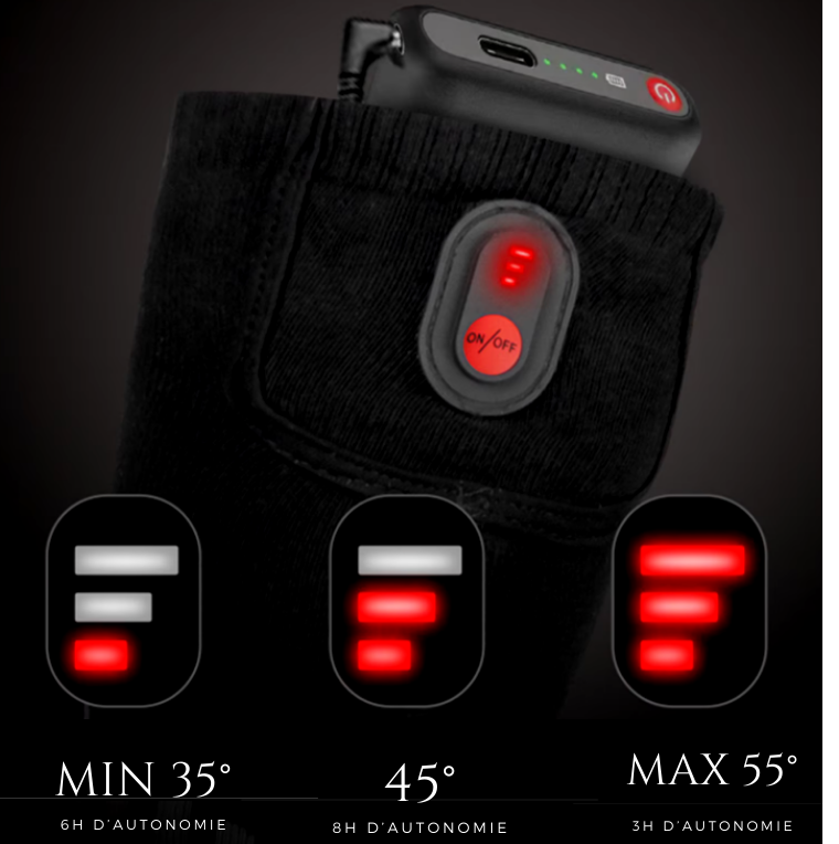 Chaussettes Chauffantes intelligentes